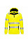 DX482 Yellow/Black DX4 Hi-Vis 1/4 Zip Hoodie