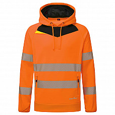 DX483 Orange/Black DX4 Hi-Vis Overhead Hoodie