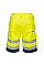 E043 Yellow/Navy Hi-Vis Contrast Shorts