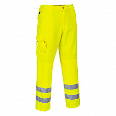 E046 Yellow Hi-Vis Work Trousers