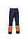 E049 Orange/Navy Hi-Vis Contrast Class 1 Service Trousers