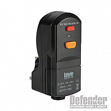 Defender RCD Plug 13A (Wireable)