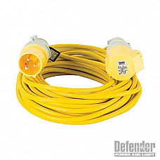 Defender Extension Lead Yellow 1.5mm2 16A 14m