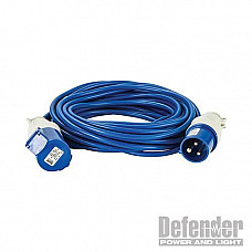 Defender Extension Lead Blue 1.5mm2 16A 14m