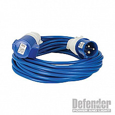 Defender Extension Lead Blue 2.5mm2 16A 14m