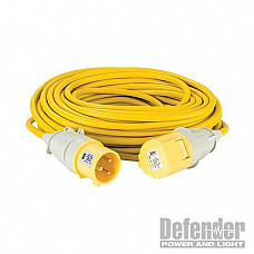 Defender Extension Lead Yellow 4mm2 32A 25m