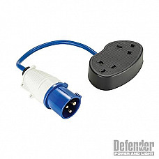 Defender Fly Lead Converter 16A - 2 x 13A