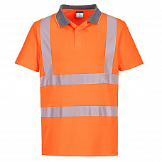 EC10 Orange Eco Hi-Vis Polo Shirt S/S (6 Pack)