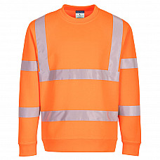 EC13 Orange Eco Hi-Vis Sweatshirt