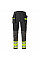 EV442 Yellow/Black EV4 Hi-Vis Stretch Detachable Holster Class 1 Trousers