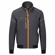 EV464 Metal Grey EV4 Softshell  Bomber Jacket (3L)