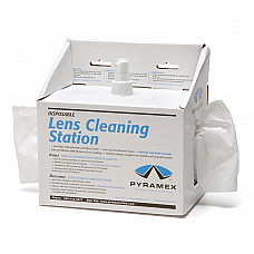 Pyramex Lens Cleaning Station - 600 tissues, Cleaning Fluid