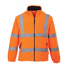 F300 Orange Hi-Vis Fleece