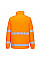 F302 Orange Hi-Vis 1/2 Zip Fleece