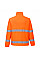 F303 Orange Hi-Vis Windbreaker Fleece