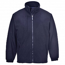 F330 Navy BuildTex Laminated Fleece (3L)