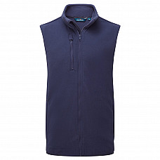 F417 Navy Fleece Gilet