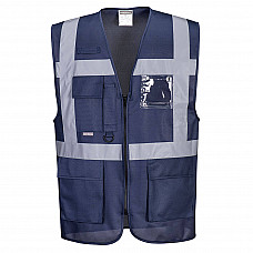 F476 Navy Iona Executive Vest