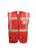 F476 Red Iona Executive Vest