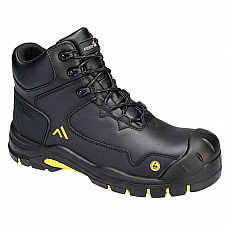 FC18 Black/Yellow Apex Composite Mid Boot S3S ESD HRO SR SC FO