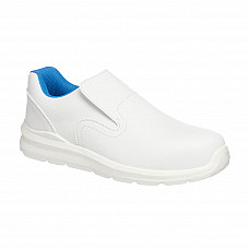 FD62 White Portwest Compositelite Slip On Safety Trainer