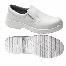 Food-X White Anti-bacterial Slip On Shoes