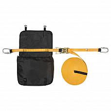 FP01 Yellow/Black Temporary 20m Horizontal Lifeline