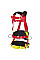 FP18 Red Portwest 3 Point Comfort Plus Harness