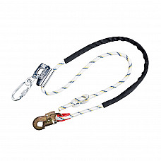 FP26 White Work Positioning 2m Lanyard with Grip Adjuster