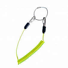 FP46 Green Coiled Tool Lanyard