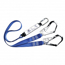 FP51 Royal Blue Double Webbing 1.8m Lanyard With Shock Absorber