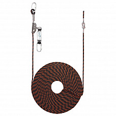 FP92 Black/Orange 20m Rope Guided Fall Arrest