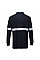 FR03 Navy Flame Resistant Anti-Static Long Sleeve Polo Shirt with Reflective Tape