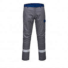 FR06 Grey Bizflame Industry Two Tone Trousers