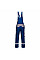 FR07 Royal Blue Bizflame Industry Two Tone Bib and Brace