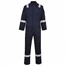 FR21 Navy Flame Resistant Super Light Weight Anti-Static Coverall 210g