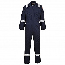 FR21 Navy Tall Flame Resistant Super Light Weight Anti-Static Coverall 210g