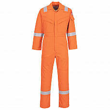 FR21 Orange Flame Resistant Super Light Weight Anti-Static Coverall 210g