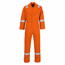 FR21 Orange Tall Flame Resistant Super Light Weight Anti-Static Coverall 210g