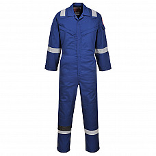 FR21 Royal Blue Flame Resistant Super Light Weight Anti-Static Coverall 210g