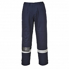 FR26 Navy Bizflame Work Trousers