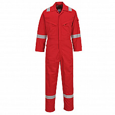 FR28 Red Flame Resistant Light Weight Anti-Static Coverall 280g