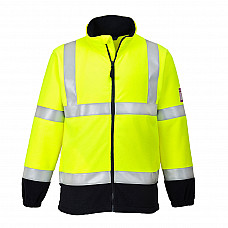 FR31 Yellow Flame Resistant Anti-Static Hi-Vis Fleece