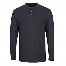 FR32 Navy FR Anti-Static Henley