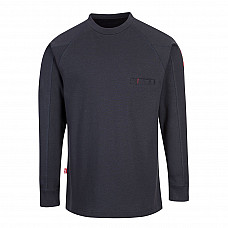 FR33 Navy FR Anti-Static Crew Neck