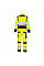 FR507 Yellow/Black PW3 FR Hi-Vis Coverall