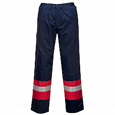 FR56 Navy Bizflame Work Trousers