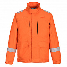 FR601 Orange Bizflame Work Lightweight Stretch Panelled Jacket