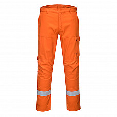 FR66 Orange Short Bizflame Industry Trousers