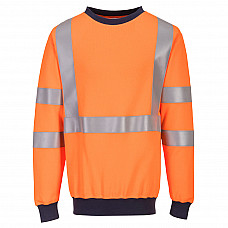 FR703 Orange Flame Resistant RIS Sweatshirt